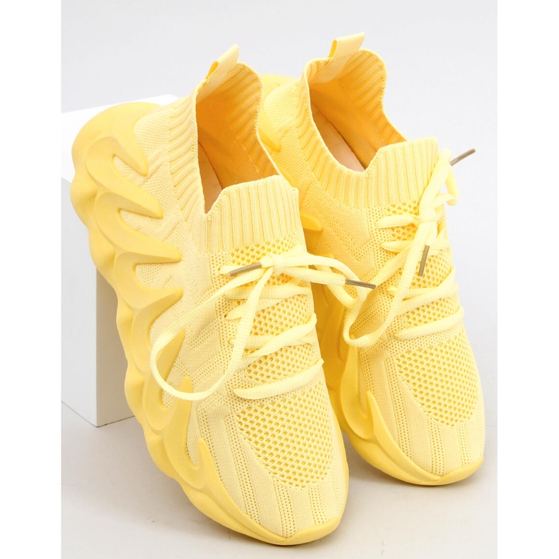 Ineng Calzini gialli scarpe sportive giallo 1