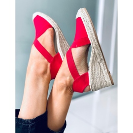 Espadrillas Sandali con zeppa Dolor Red rosso 2