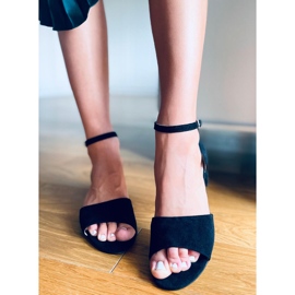 Ursula Sandali neri con tacco alto nero 1