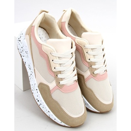 Sneaker da donna Truth Khaki beige rosa d'oro 2