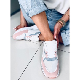 Sneakers Truth White da donna bianco blu rosa argento 2