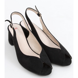 Sandali con tacco Venus Black nero 1