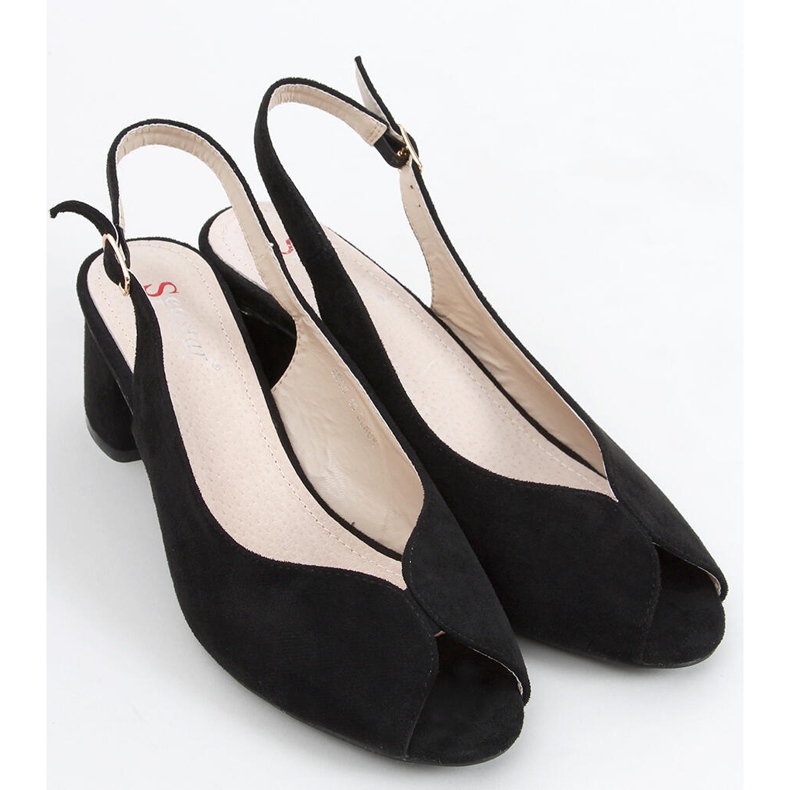 Sandali con tacco Venus Black nero 1