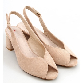 Sandali con tacco Venus Khaki beige 1