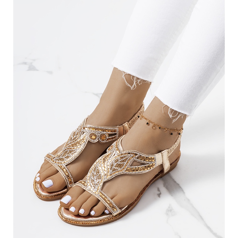 Sandali dorati Mikayla d'oro 1