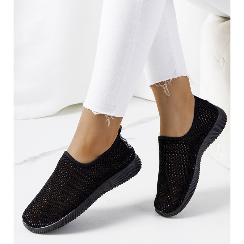 Sneakers Ritva da donna nere nero 1