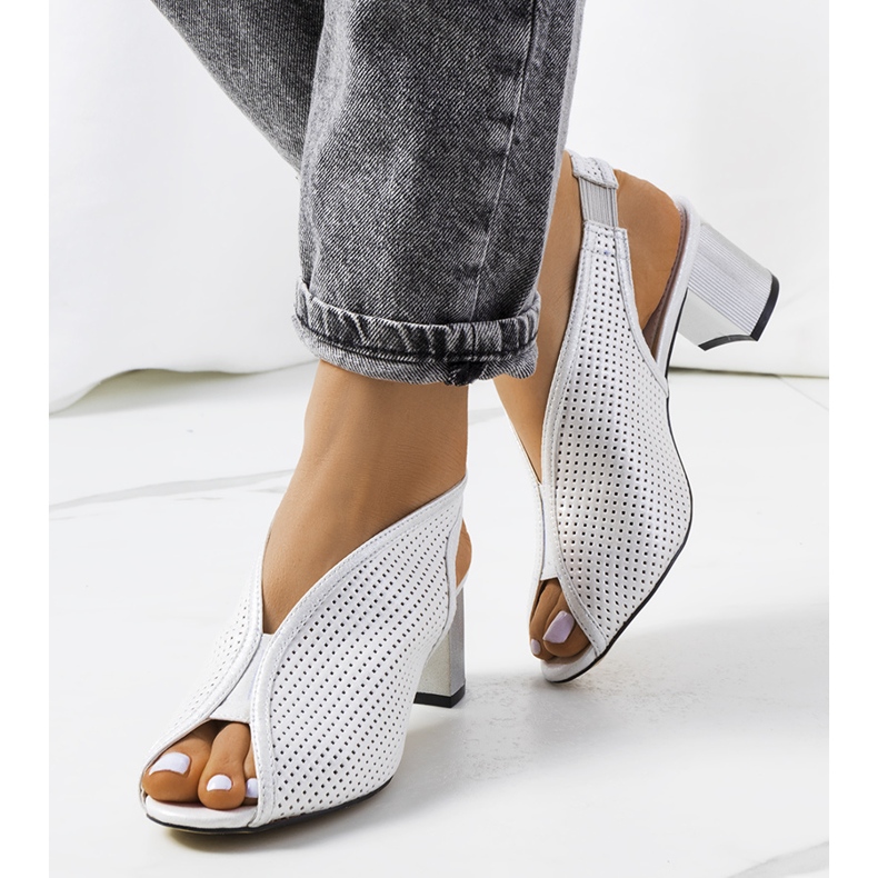 Sandali Rush traforati argento 1