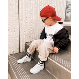 Sneakers da bambino Big Star JJ374391 Bianche bianca 2