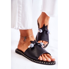 Vinceza Ciabatte Classiche Da Donna Con Passante Cassia Nero 1