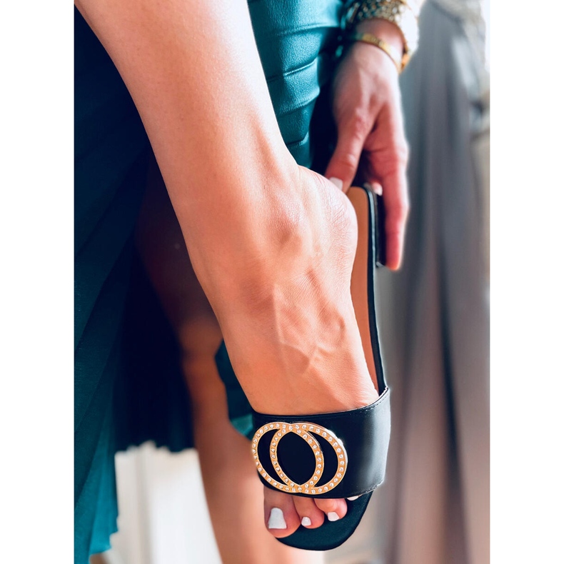 Ciabatte da donna Allor Black nero 2