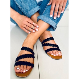 Ciabatte da donna Clover nere nero 1