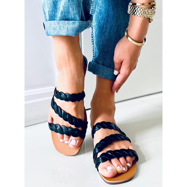 Ciabatte da donna Clover nere nero 2