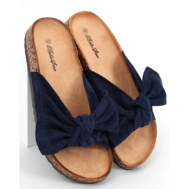 Ciabatte in sughero con fiocco Lilla DK.BLUE 2