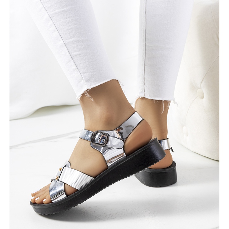 Sandali donna Tulia argento 1