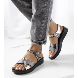 Sandali neri da donna Tulia nero 1