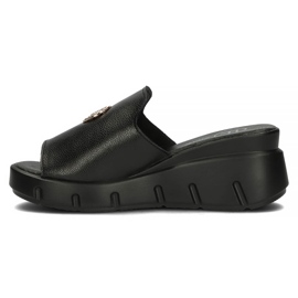Ciabatte in pelle Filippo DK3596/22 Bk nere nero 2