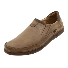 Polbut Mocassini slip-on da uomo J51, colore marrone 3