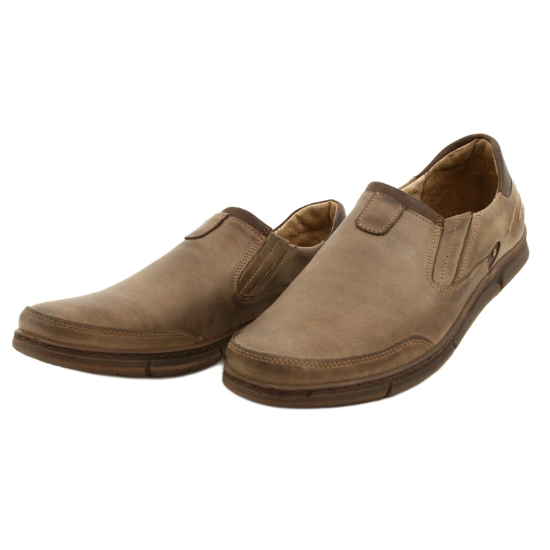 Polbut Mocassini slip-on da uomo J51, colore marrone 2