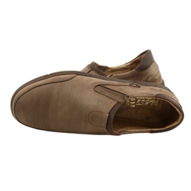 Polbut Mocassini slip-on da uomo J51, colore marrone 5