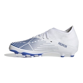 Scarpe da calcio Adidas Predator Edge.3 Mg Jr GZ2893 bianca bianca 1