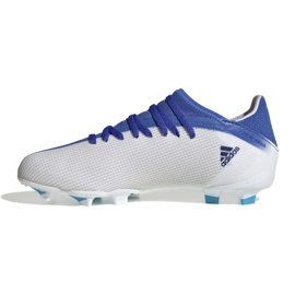 Scarpe da calcio Adidas X Speedflow.3 Fg Jr GW7488 multicolore bianca 1