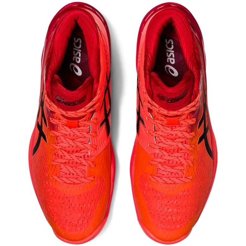 Scarpe da pallavolo Asics Sky Elite Ff Mt Tokyo W 1052A048 701 arance e rosse 4