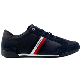 Scarpe Tommy Hilfiger Corporate Mix Pelle M FM0FM03741 DW5 blu navy 1