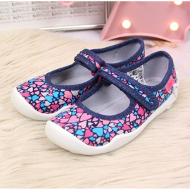 Ballerine in velcro Grant Jr. Befado blu navy 2