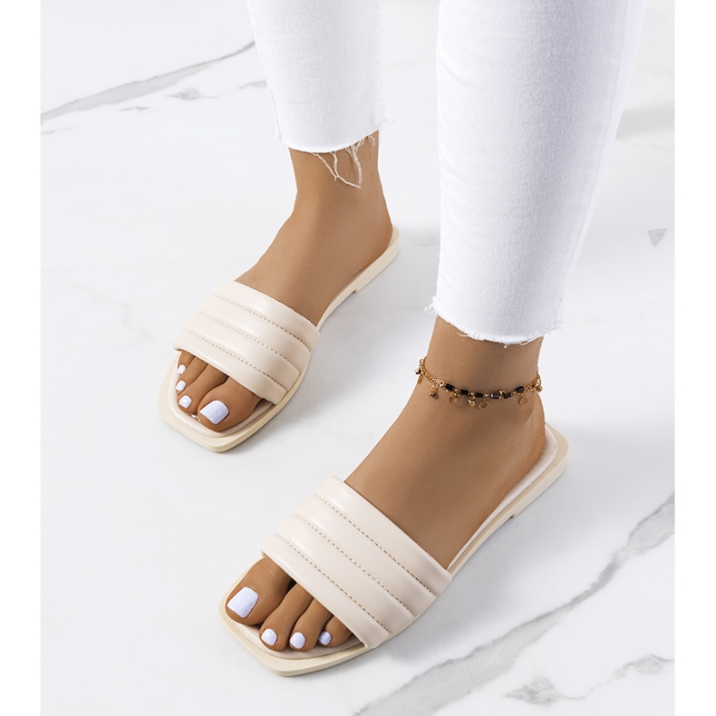 Ciabatte da donna Keulen beige 1