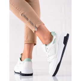 DK Sneakers sportive sulla piattaforma verde 1