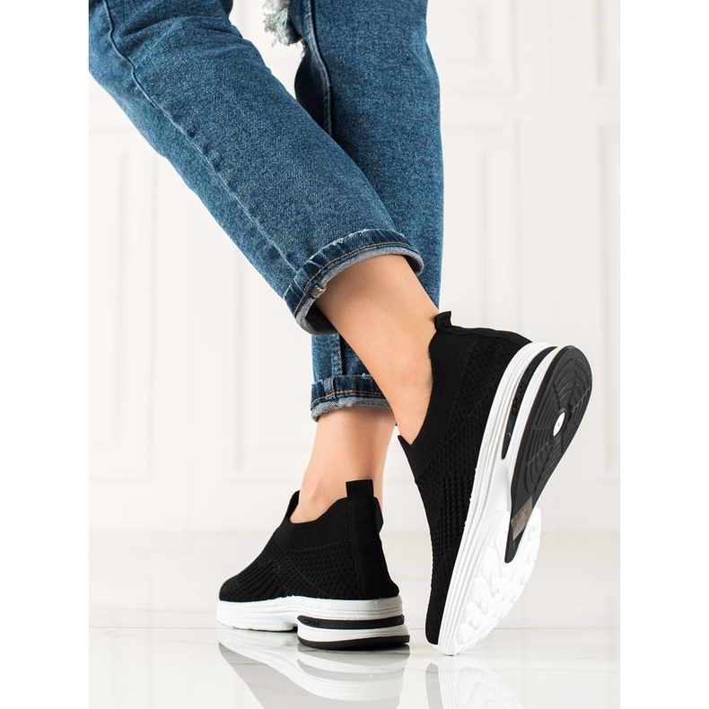 DK Scarpe sportive slip-on nero 1
