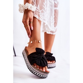 FJ1 Pantofole Da Donna Su Una Piattaforma Massiccia Nera Terisa nero 1