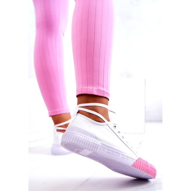 Materiale Sneakers Big Star JJ274111 Sneakers bianche bianco 3