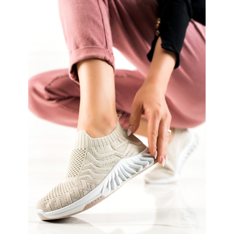 DK Scarpe sportive slip-on beige 1