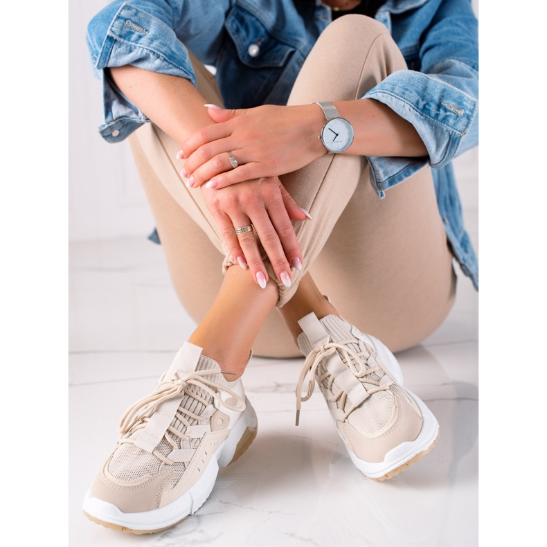 Seastar Sneakers alla moda beige 1