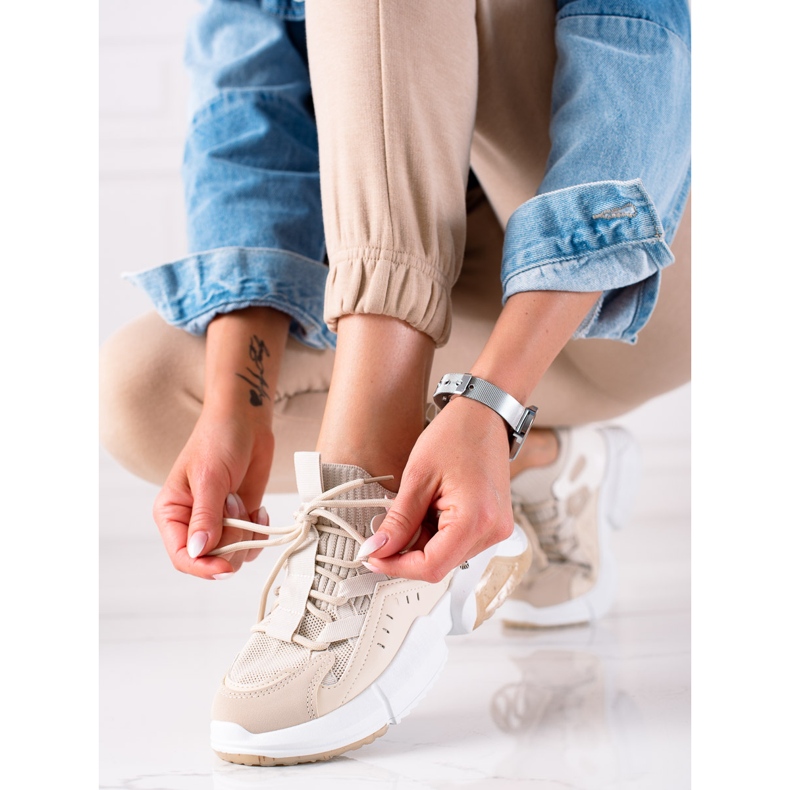 Seastar Sneakers alla moda beige 2