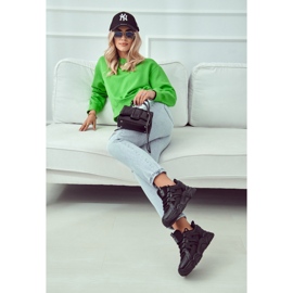 Scarpe sportive da donna Sneakers Black Daren nero 2