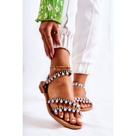 PS1 Comodi sandali da donna con ornamenti neri Nell nero 1