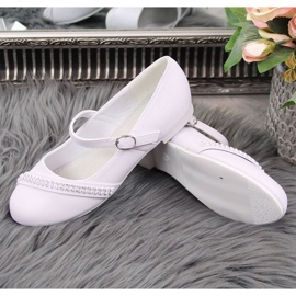 Comunione ballerine bianche Jr American Club bianco 2