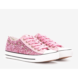Sneakers rosa glitterate di Kirst 1