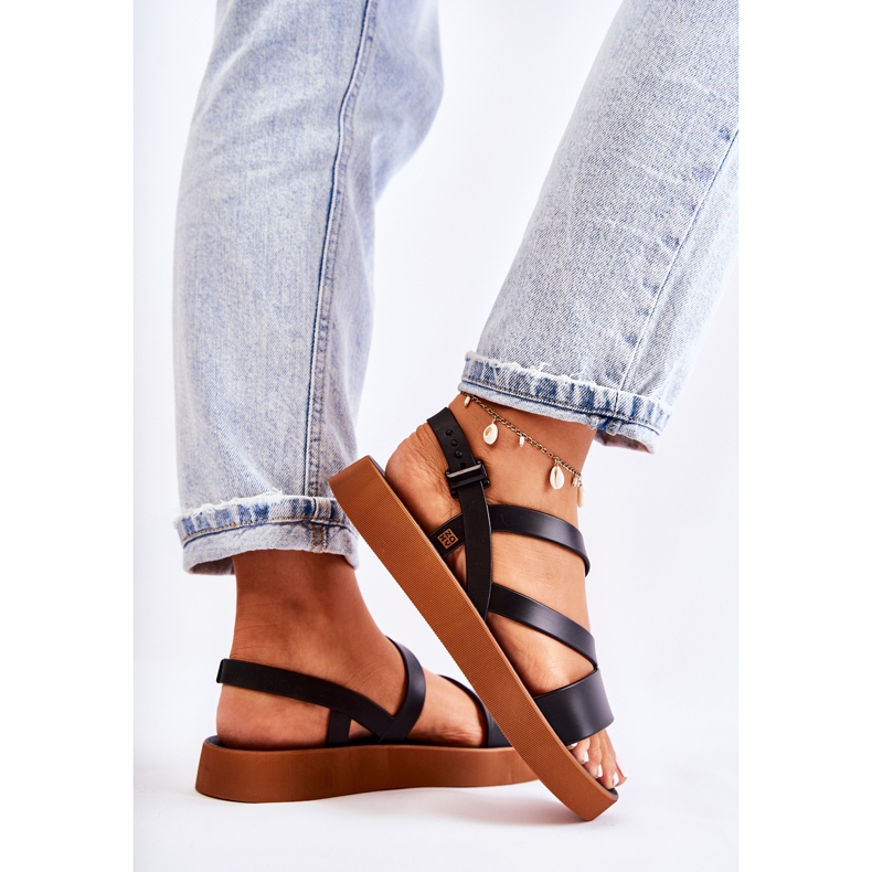 Sandali in gomma da donna ZAXY JJ285052 Nero 2