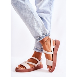 Sandali in gomma da donna ZAXY JJ285053 Bianco 2