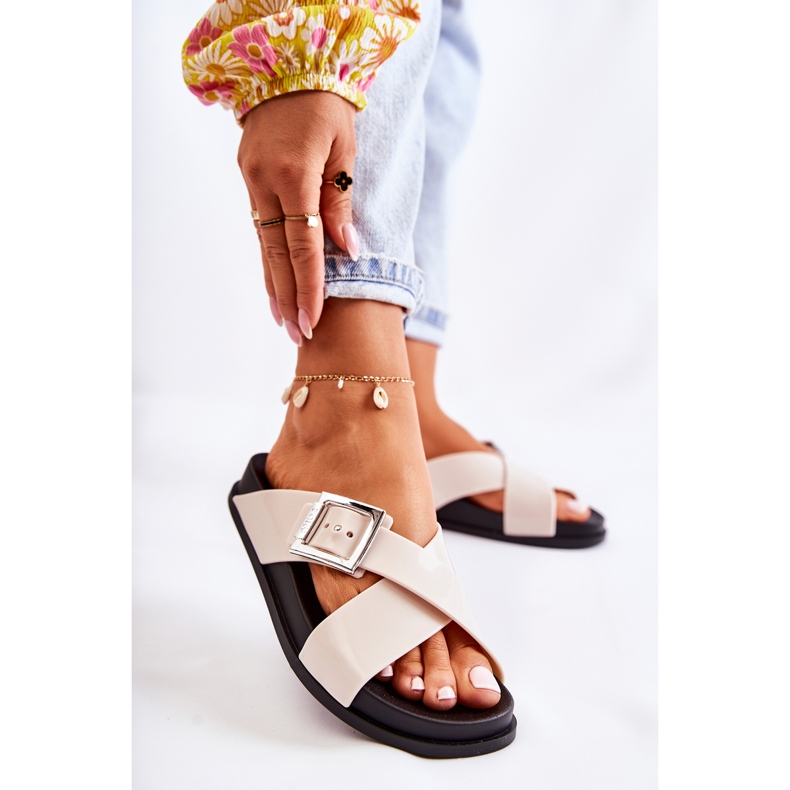 Ciabatte da donna in gomma ZAXY JJ285057 Bianche bianco 1