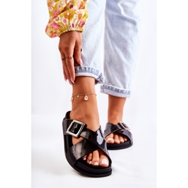 Ciabatte da donna in gomma ZAXY JJ285058 Nero 1