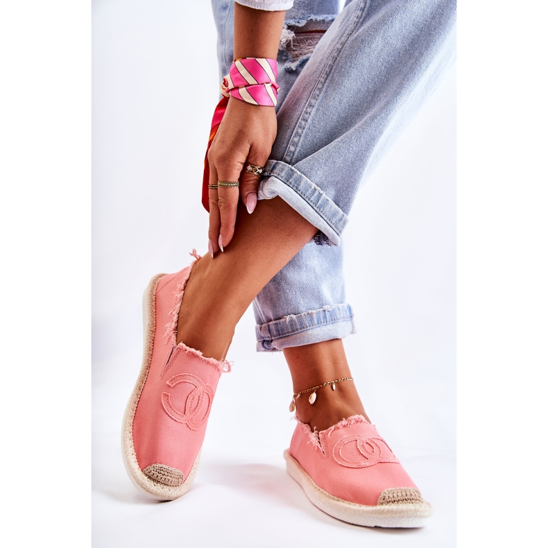 PS1 Espadrillas da donna classiche Coral Flaure rosa 2
