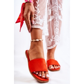 FL1 Ciabatte classiche da donna Smooth Red Narsis rosso 1