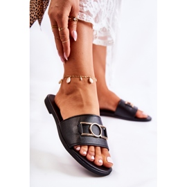 PE1 Ciabatte Classiche Da Donna Con Decorazione Sherri Nera nero 1