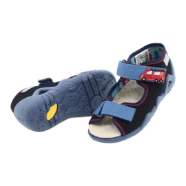 Scarpe da bambino Befado gialle 350P014 rosso blu navy blu 4