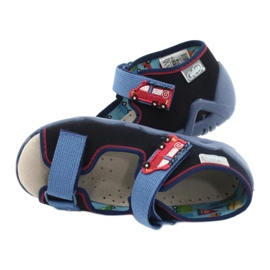 Scarpe da bambino Befado gialle 350P014 rosso blu navy blu 5