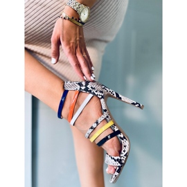 Sandali su spillo Sofronia MARRONE/BIANCO multicolore 2